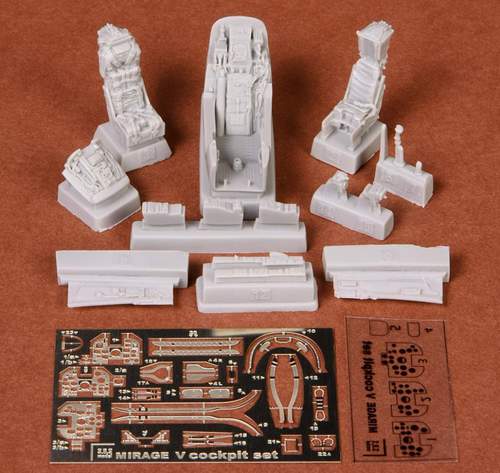 SBS Model SBS48051 1:48 Dassault_Mirage 5 cockpit set