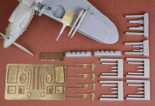 SBS SBS48061 1:48 Hispano HA-1112 Cannon + Rocket Set