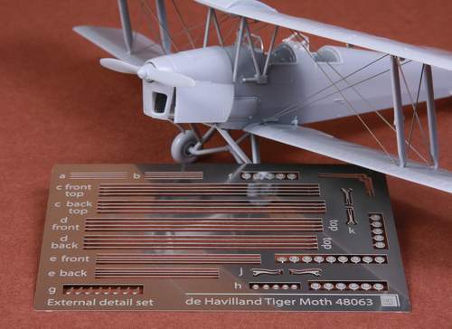 SBS Model SBS48063 1:48 de Havilland DH.82A Tiger Moth rigging wire set