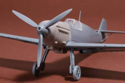 SBS Model SBS48076 1:48 Hispano Bf-109E Flying Testbed HS 89 12-Z conversion