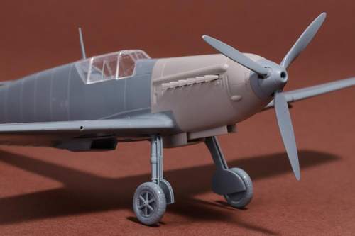 SBS Model SBS48076 1:48 Hispano Bf-109E Flying Testbed HS 89 12-Z conversion