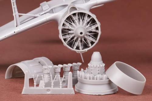 SBS Model SBS48079 1:48 Marcel-Bloch MB.151C.1 & MB.152C.1 engine cowling set