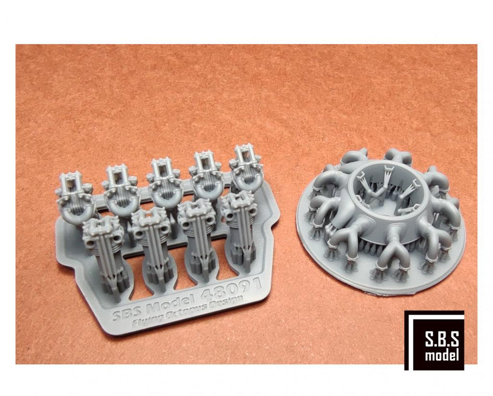 SBS Model SBS48091 1:48 Bristol Bulldog engine upgrade set