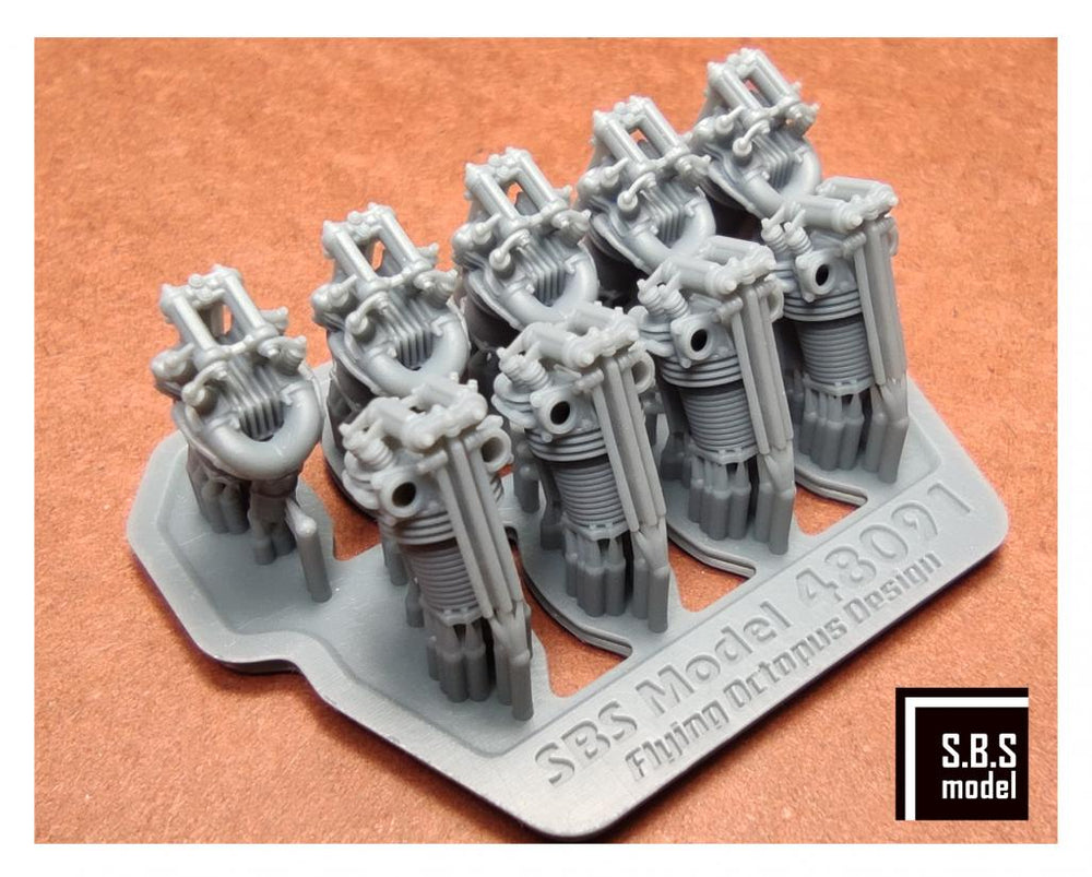SBS Model SBS48091 1:48 Bristol Bulldog engine upgrade set