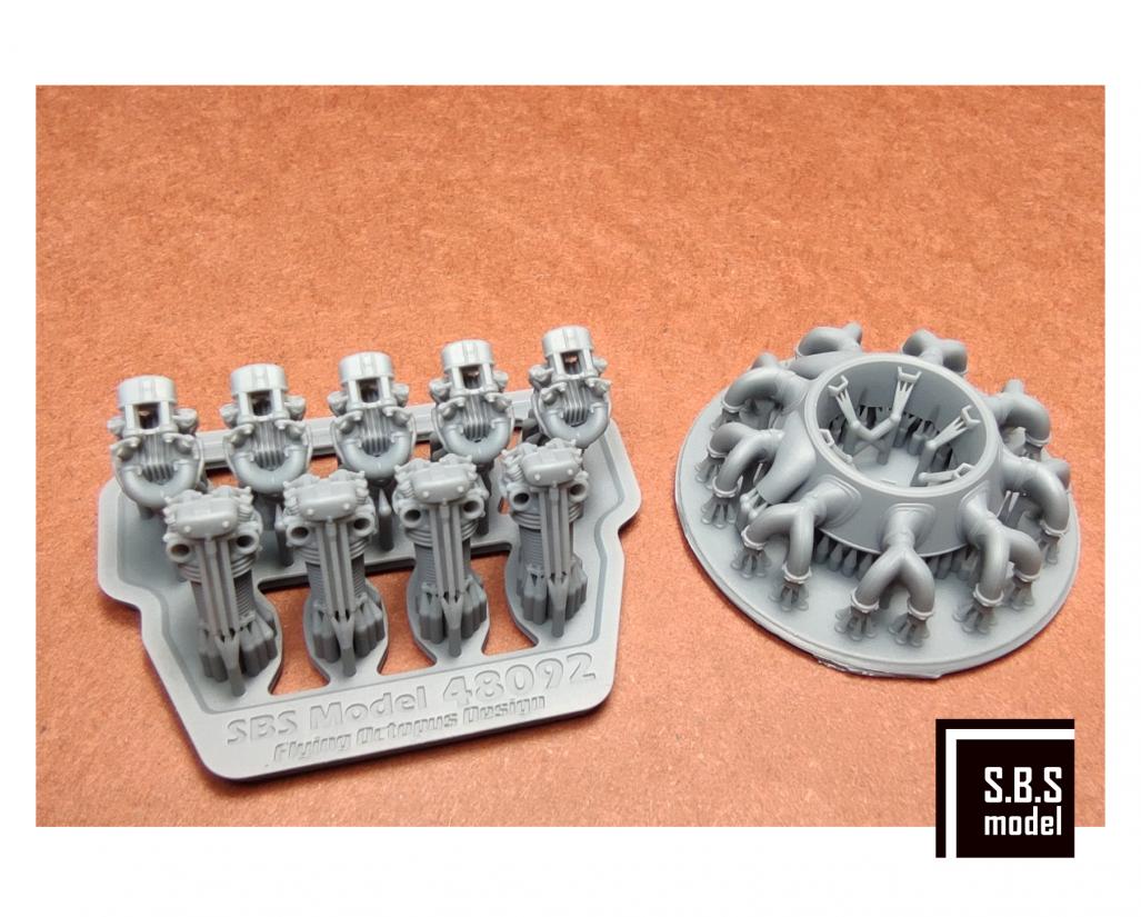 SBS Model SBS48092 1:48 Bristol Bulldog engine upgrade set