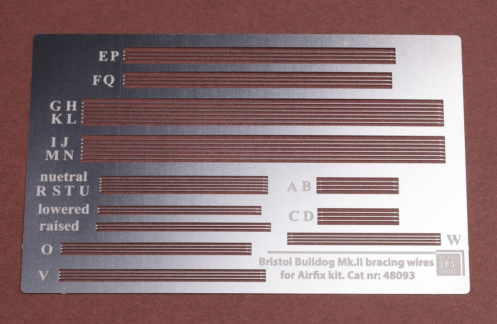 SBS Model SBS48093 1:48 Bristol Bulldog PE Rigging Wire
