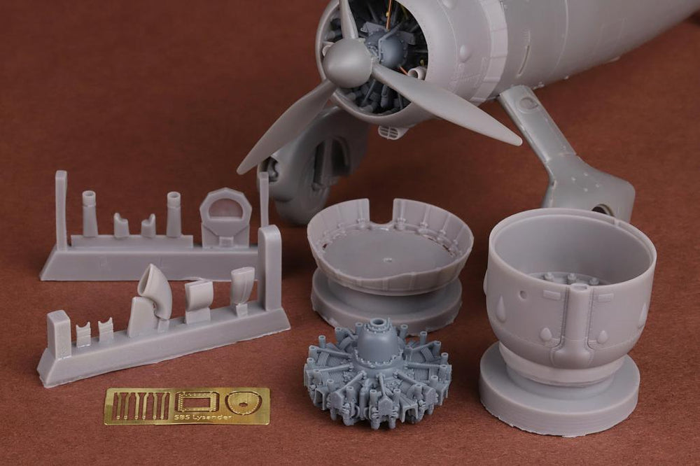 SBS Model SBS48096 1:48 Westland Lysander Mk.I/Mk.III engine & cowling set