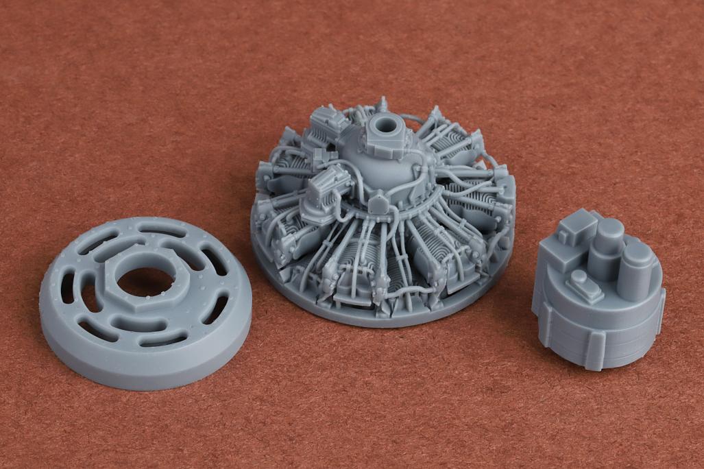 SBS Model SBS48098 1:48 Grumman F4F-4 Wildcat engine set