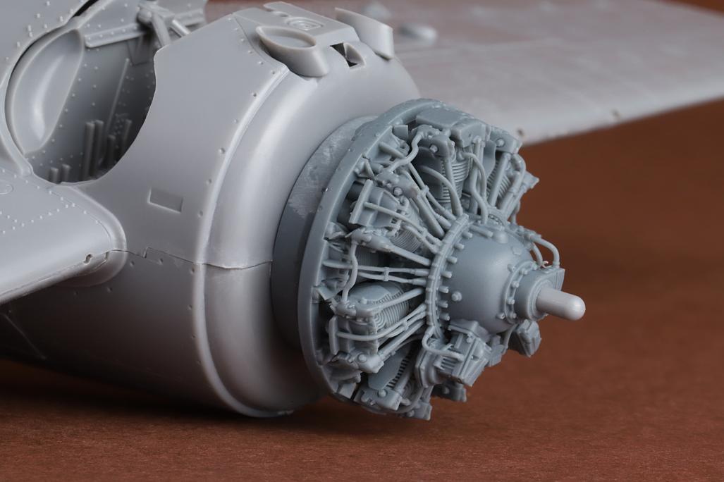 SBS Model SBS48098 1:48 Grumman F4F-4 Wildcat engine set