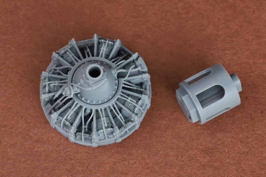 SBS Model SBS48101 1:48 Curtiss Hawk H75A-3 French AF engine set