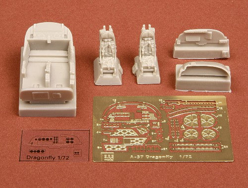 SBS Model SBS72006 1:72 Cessna A-37B Dragonfly cockpit set
