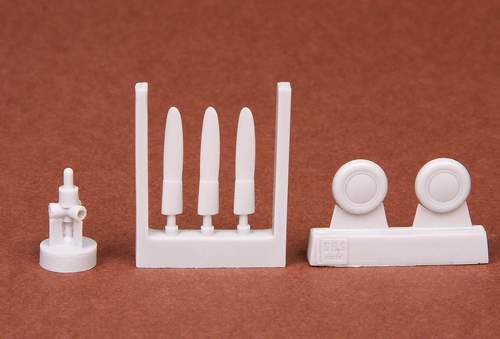 SBS Model SBS72041 1:72 Grumman F4F-4 Wildcat propeller set + wheels