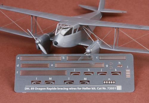 SBS Model SBS72051 1:72 de Havilland DH-89 Dragon Rapide rigging wire set