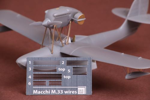 SBS Model SBS72068 1:72 Macchi M.33 rigging wire set