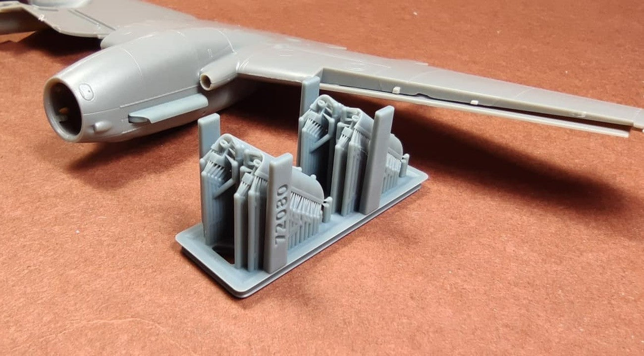 SBS Model SBS72080 1:72 Messerschmitt Me-410A-1/U-2 & U4 exhausts