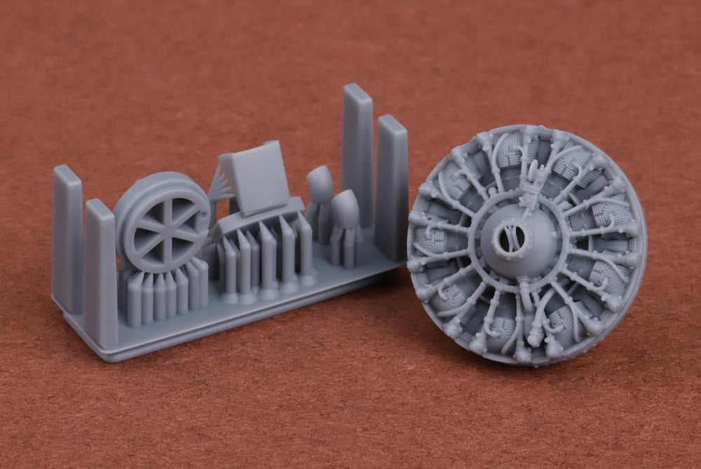 SBS Model SBS72083 1:72 SBD-1/2/3/4 Engine & Exhaust Set