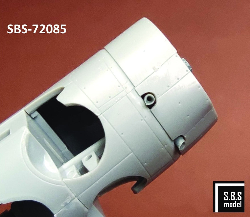 SBS Model SBS72085 1:72 Finnish Brewster B-239 Buffalo engine & exhaust set