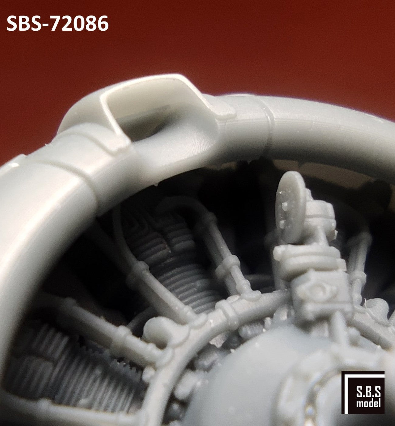SBS Model SBS72086 1:72 Douglas SBD-2/3 Dauntless engine & cowling set