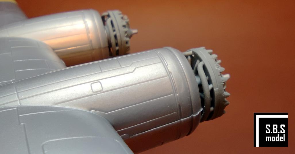 SBS Model SBS72089 1:72 Boeing B-17F/B-17G Flying Fortress engine set