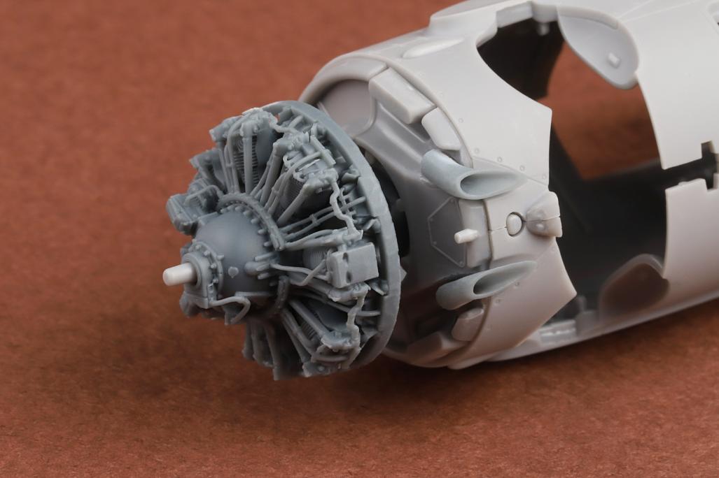 SBS Model SBS72091 1:72 F4F-4 Wildcat 3D Engine & Exhaust