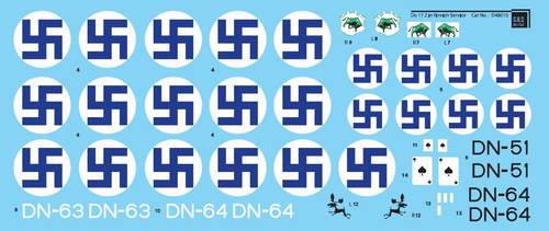 SBS Model SBSD4810D 1:48 Dornier Do-17Z in Finnish service