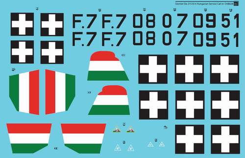 SBS Model SBSD4828D 1:48 Dornier Do-215B-2/Do-215B-4 in Hungarian Service