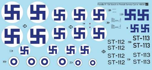 SBS Model SBSD4830D 1:48 Fieseler Fi-156C 'Storch' in Finnish Service