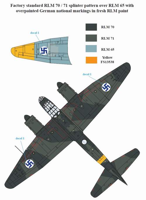 SBS Model SBSD7209D 1:72 Junkers Ju-88A-4 Finnish Air Force WWII