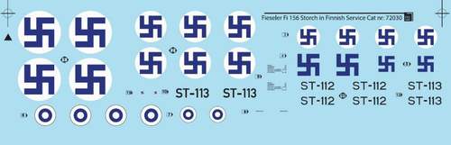 SBS Model SBSD7230D 1:72 Fieseler Fi-156C 'Storch' in Finnish Service