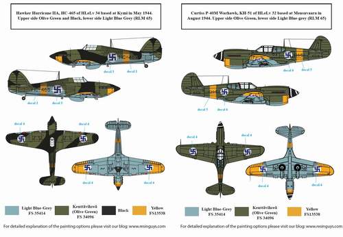 SBS Model SBSD7235D 1:72 Captured Fighters in Finnish Service