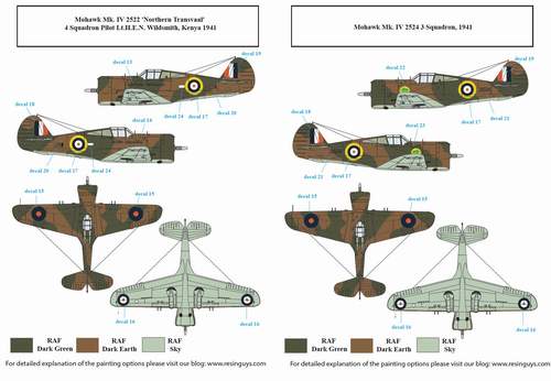 SBS Model SBSD7236D 1:72 South African Air Force in East Africa WWII VOL.I