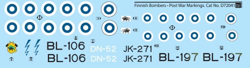 SBS Model SBSD7241D 1:72 Finnish Bombers