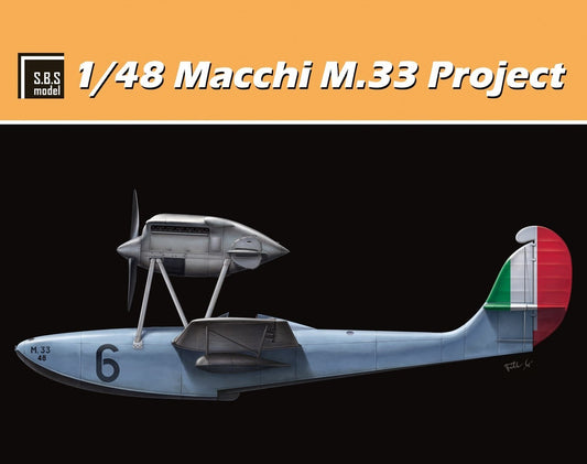SBS Model SBSK4008 1:48 Macchi M.33 Project flying boat