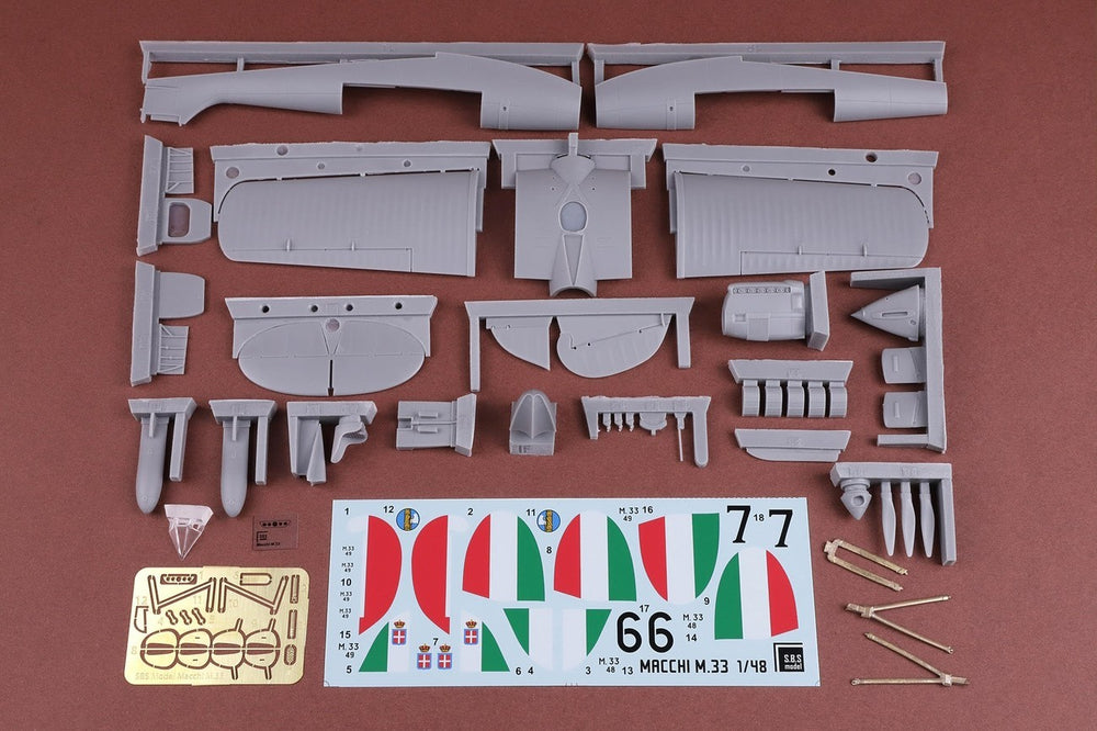 SBS Model SBSK4008 1:48 Macchi M.33 Project flying boat
