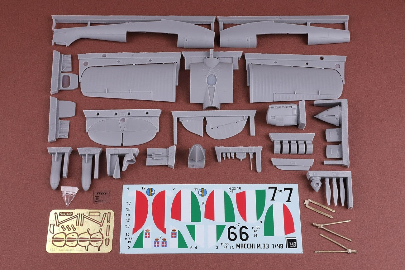 SBS Model SBSK4008 1:48 Macchi M.33 Project flying boat