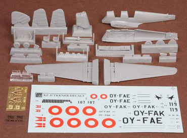 SBS Model SBSK7007 1:72 Danish SAI KZ-II Trner full kit