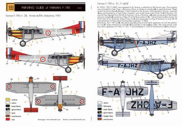 SBS Model SBSK7010 1:72 Farman F.190 'Armee de l'Air & Air Service' full kit