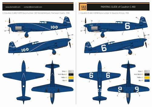 SBS Model SBSK7023 1:72 Caudron C.460