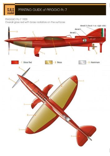 SBS Model SBSK7025 1:72 Piaggio PC-7 full resin kit