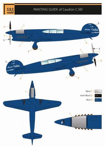 SBS Model SBSK7026 1:72 Caudron C.561