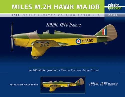 SBS Model SBSPP02 1:72 Miles M.2H Hawk Major 'RAF' Service