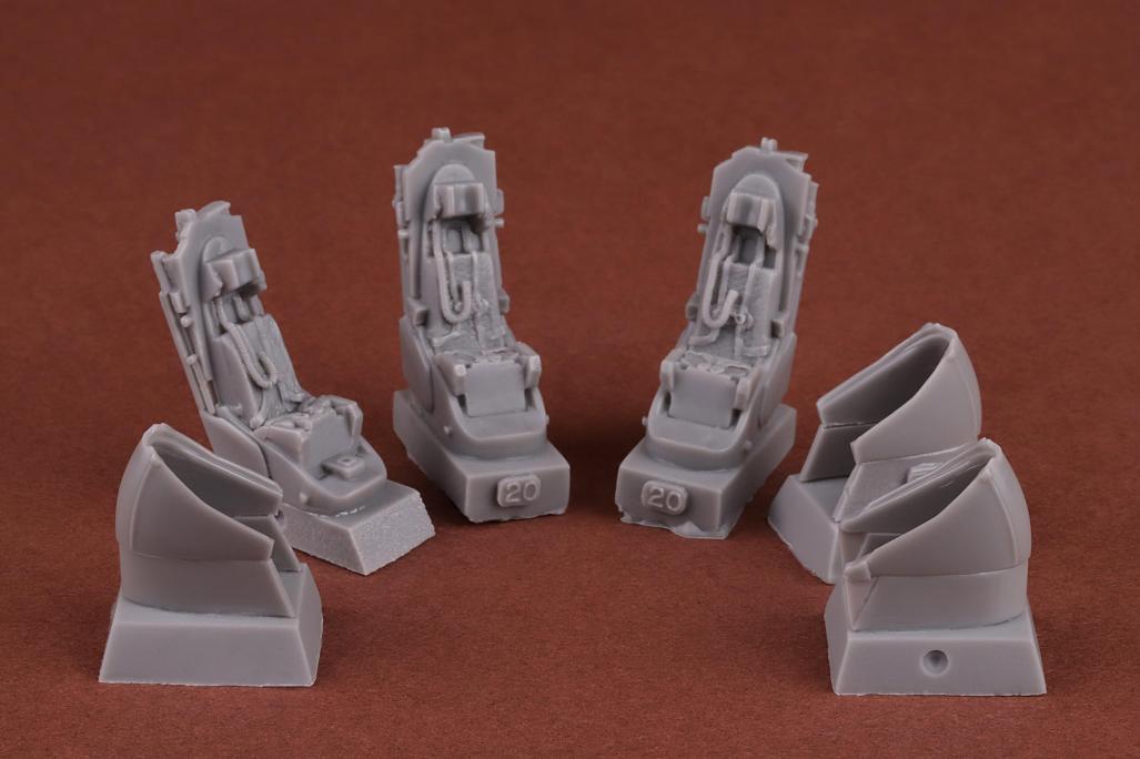 SBS Model SBSPP4801 1:48 Convair B-58 Hustler seat set x 3