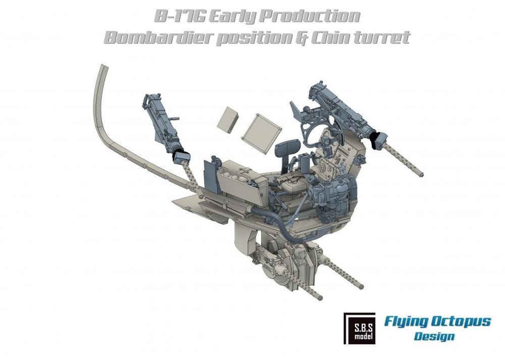 SBS Model SBSRF4802 1:48 Boeing B-17G Flying Fortress Super Detail Set
