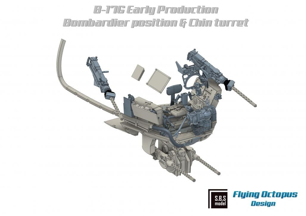 SBS Model SBSRF4802 1:48 Boeing B-17G Flying Fortress Super Detail Set