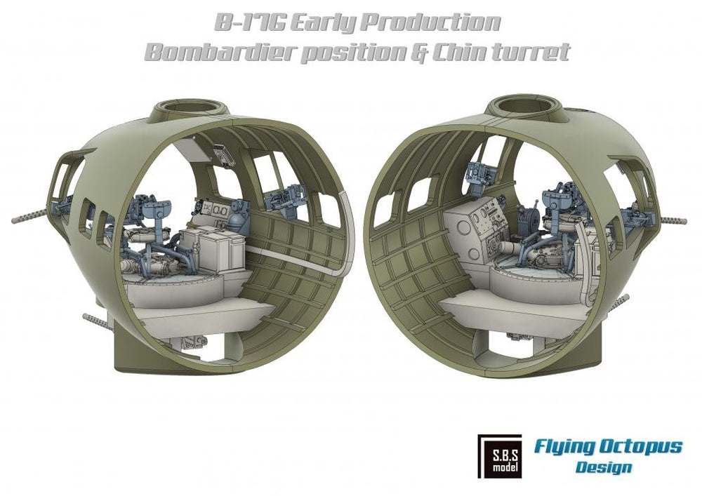 SBS Model SBSRF4802 1:48 Boeing B-17G Flying Fortress Super Detail Set