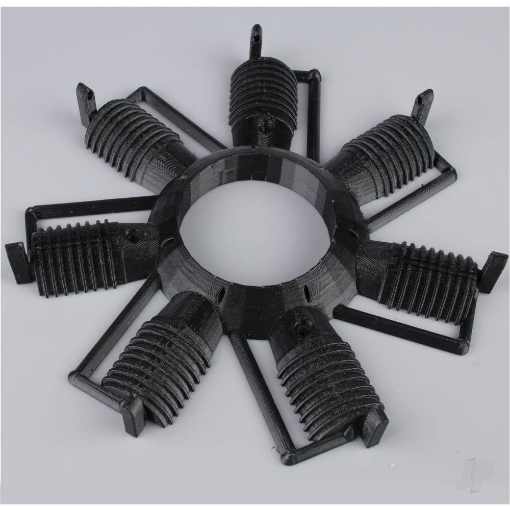 ScaleBitz 1:6 Scale WWI 7-Cylinder Rotary Engine (155mm 6 1/8in) 31000