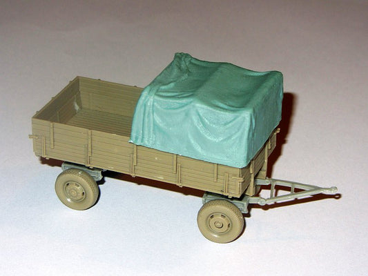 Schatton SCH72004 1:72 Tarpaulin Cover for Mercedes/3-Ton Trailer