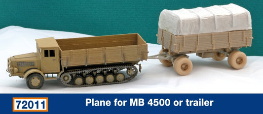 Schatton Modellbau SCH72011 1:72 Cover for Mercedes MB L-4500 or trailer