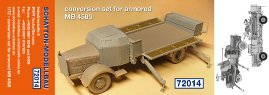 Schatton SCH72014 1:72 Mercedes 4500 Armoured Cabin Conv.