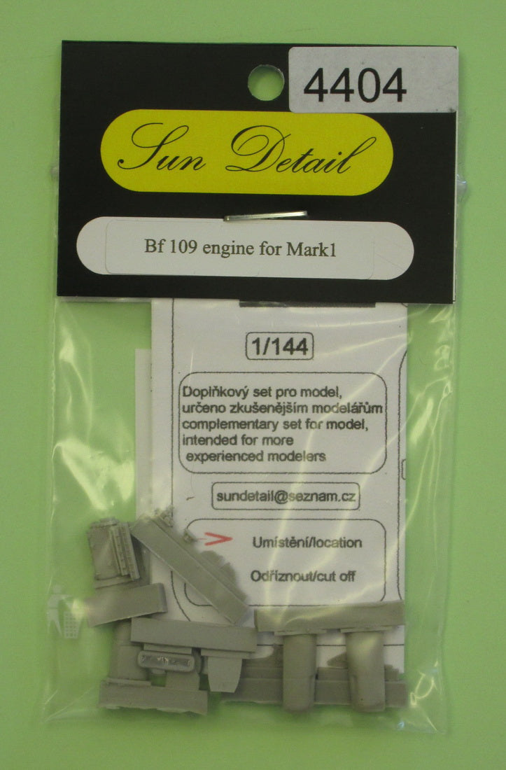 Sun Details SD-R4404 1:144 Messerschmitt Bf-109 engine